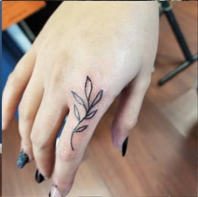 50 Small Tattoo Ideas Less is More : Initial A on Finger Tattoo I Take You  | Wedding Readings | Wedding Ideas | Wedding Dresses | Wedding Theme